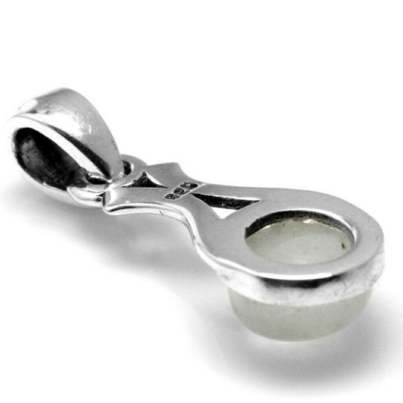 Silver .925 Moonstone Pendant - Picture 4 of 7